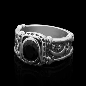 Etah Love Enchantress Silver & Onyx Ring